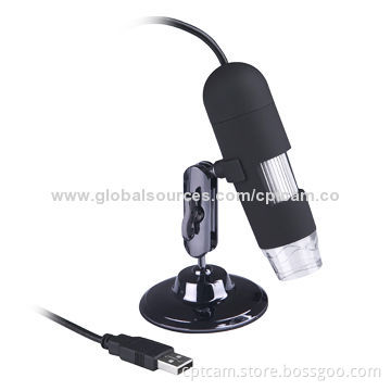 1.3MP USB Digital Microscope with 20 to 200x, 4 LEDs, Digital Microscope Manufacturer